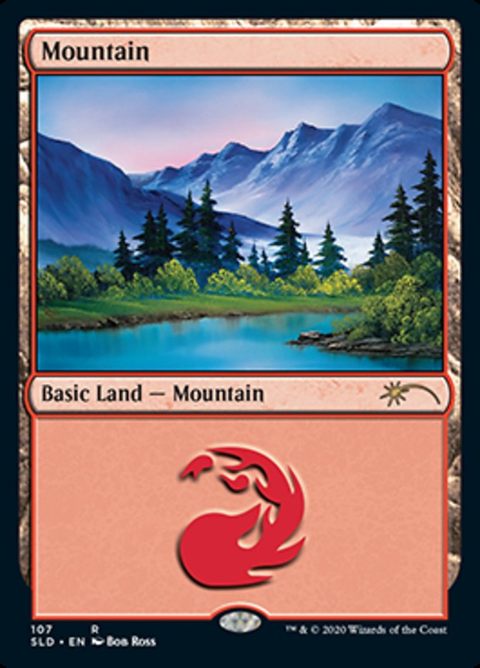 Mountain (107) [Secret Lair Drop Series] Magic: The Gathering