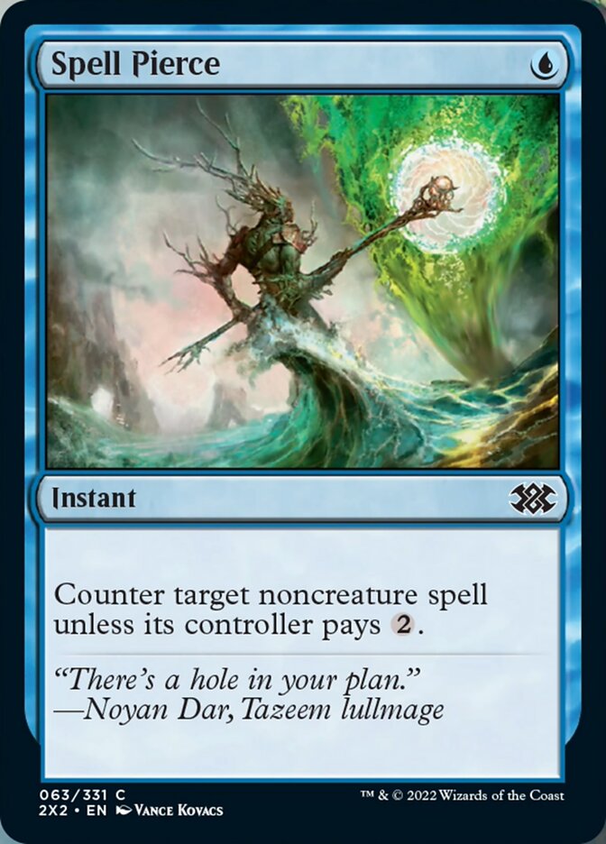 Spell Pierce [Double Masters 2022] Magic: The Gathering