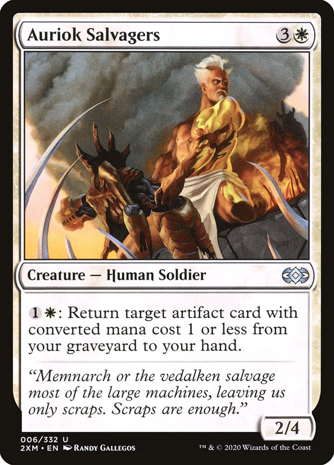 Auriok Salvagers [Double Masters] Magic: The Gathering