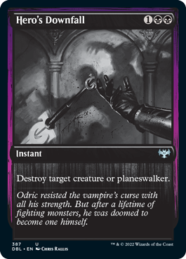 Hero's Downfall [Innistrad: Double Feature] Magic: The Gathering