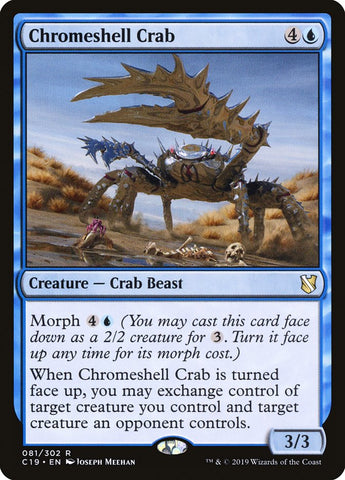 Chromeshell Crab [Commander 2019] Magic: The Gathering