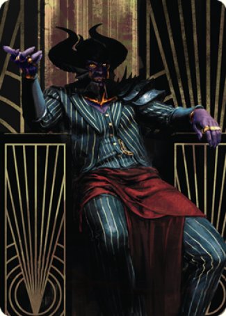 Ob Nixilis, the Adversary 2 Art Card [Streets of New Capenna Art Series] Magic: The Gathering