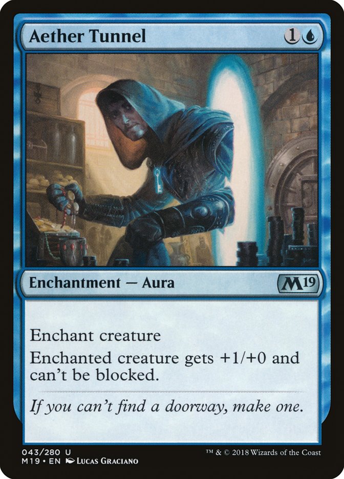 Aether Tunnel [Core Set 2019] Magic: The Gathering