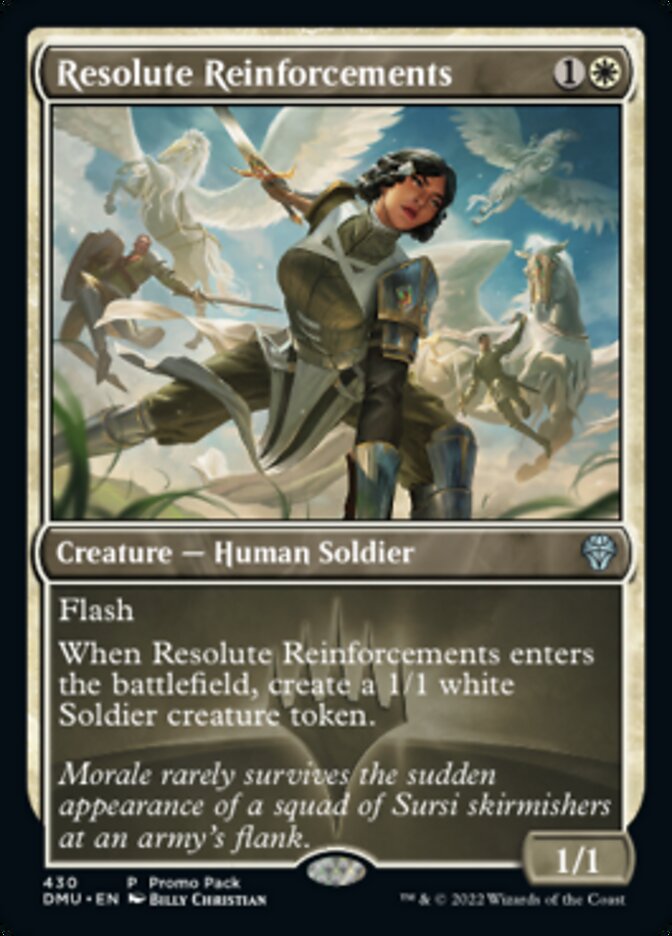Resolute Reinforcements (Promo Pack) [Dominaria United Promos] Magic: The Gathering