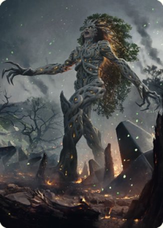 Titania, Gaea Incarnate Art Card [The Brothers' War Art Series] Magic: The Gathering