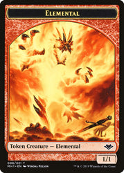 Angel (002) // Elemental (008) Double-Sided Token [Modern Horizons Tokens] Magic: The Gathering