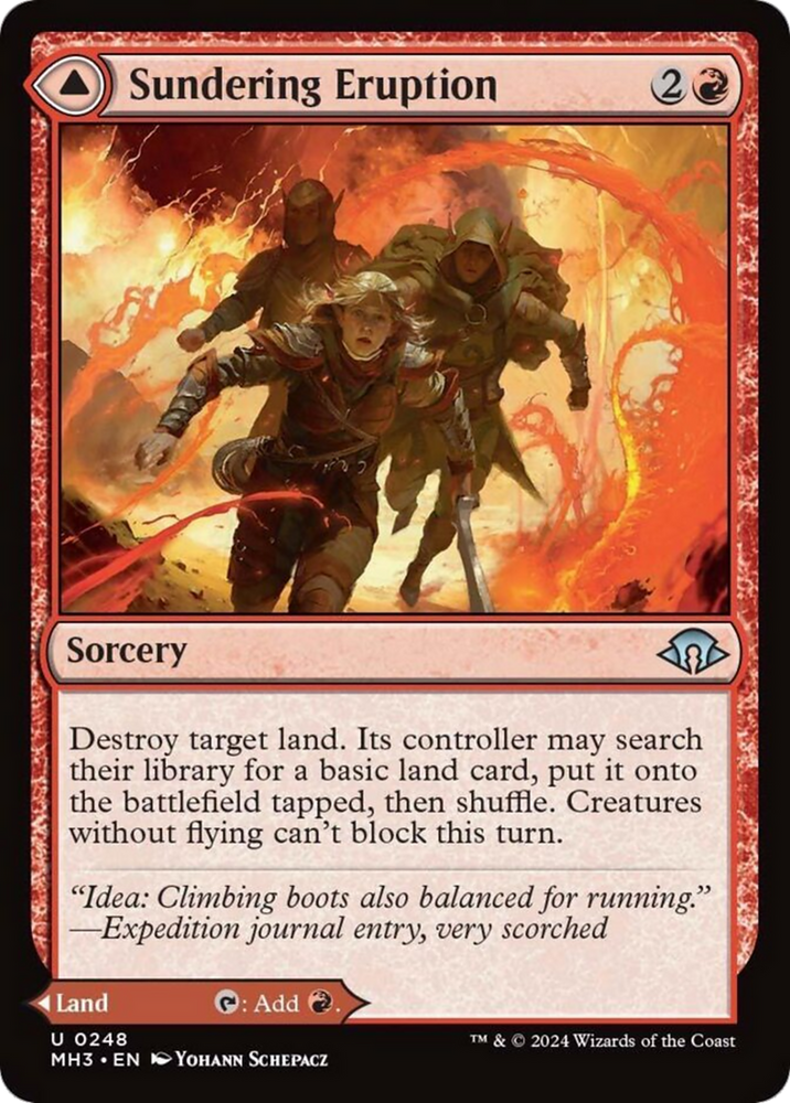Sundering Eruption // Volcanic Fissure [Modern Horizons 3] Magic: The Gathering
