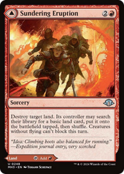 Sundering Eruption // Volcanic Fissure [Modern Horizons 3] Magic: The Gathering