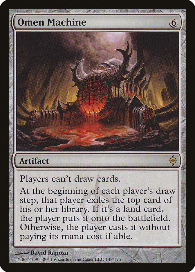 Omen Machine [New Phyrexia] Magic: The Gathering