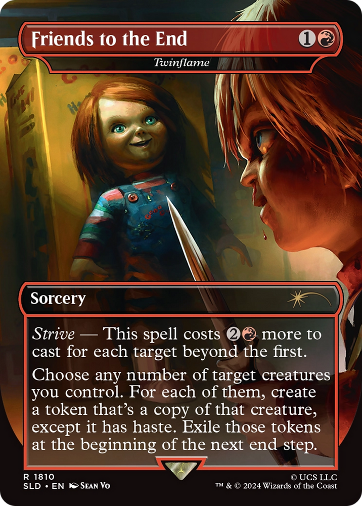 Friends to the End - Twinflame [Secret Lair Drop Series] Magic: The Gathering