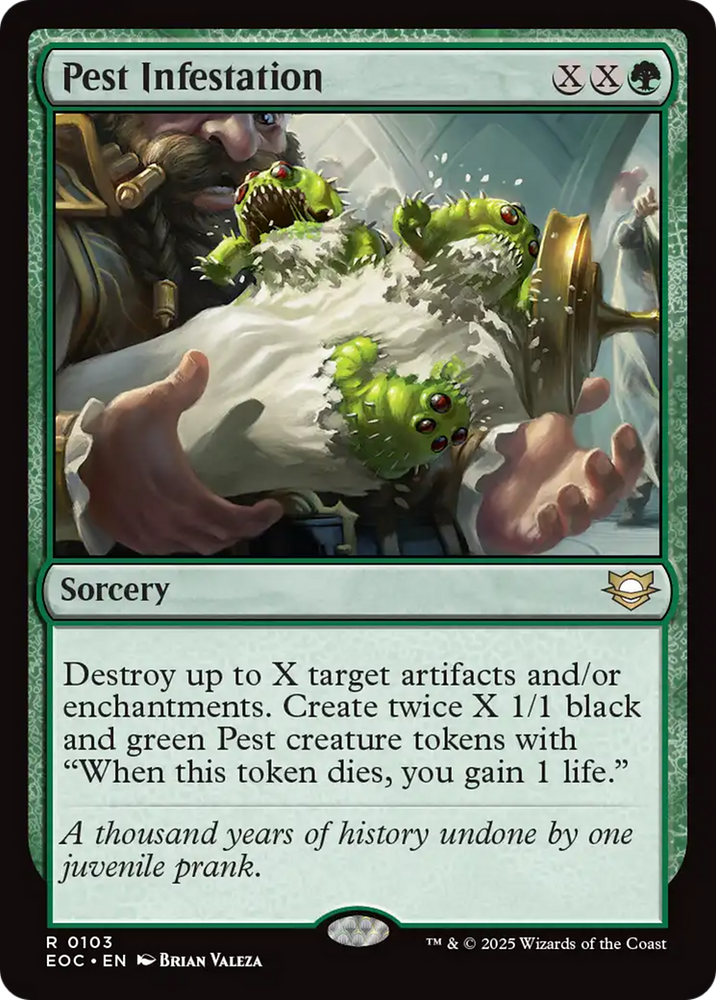 Pest Infestation [Edge of Eternities Commander] Magic: The Gathering