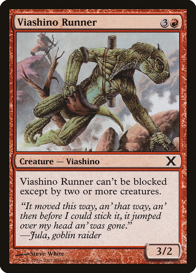 Viashino Runner [Tenth Edition] Magic: The Gathering