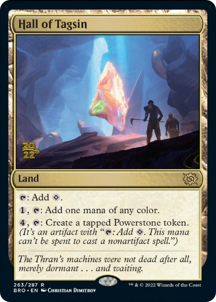 Hall of Tagsin [The Brothers' War Prerelease Promos] Magic: The Gathering