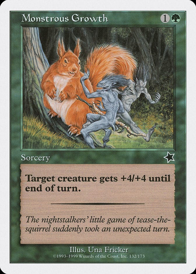 Monstrous Growth [Starter 1999] Magic: The Gathering