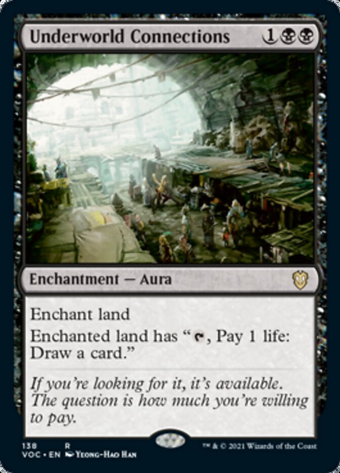 Underworld Connections [Innistrad: Crimson Vow Commander] Magic: The Gathering