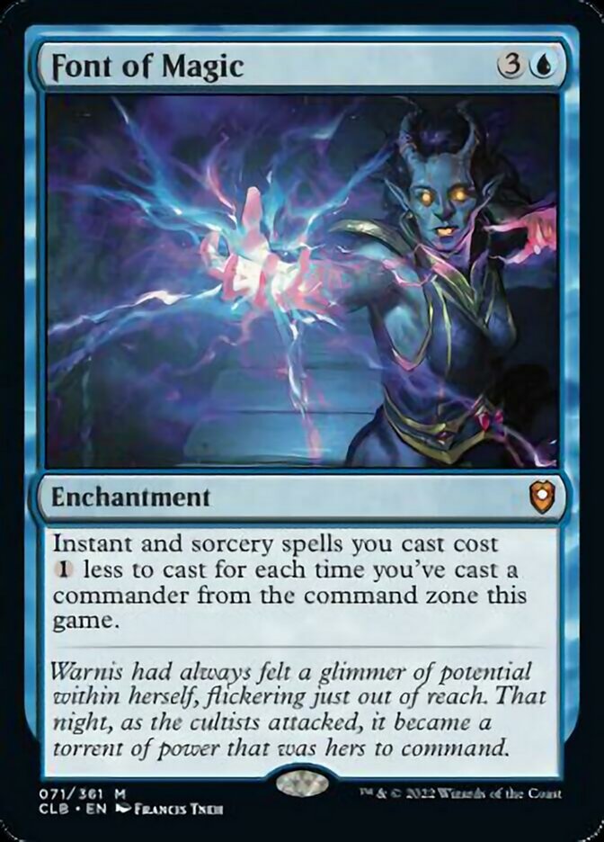 Font of Magic [Commander Legends: Battle for Baldur's Gate] Magic: The Gathering