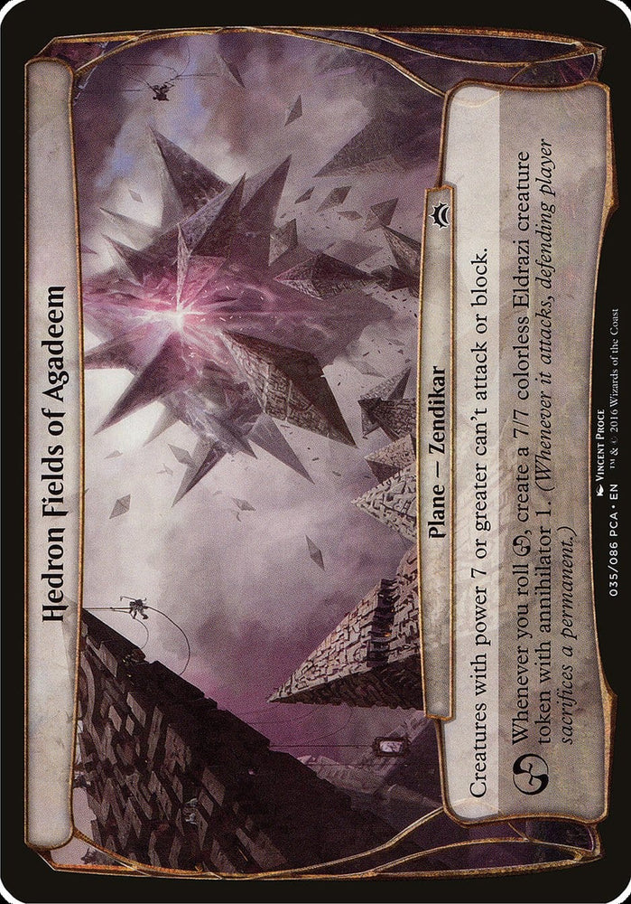 Hedron Fields of Agadeem (Planes) [Planechase Anthology Planes] Magic: The Gathering