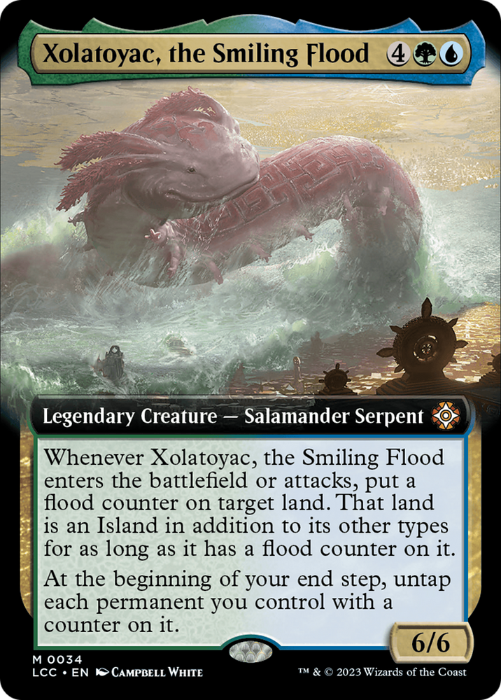 Xolatoyac, the Smiling Flood (Extended Art) [The Lost Caverns of Ixalan Commander] Magic: The Gathering