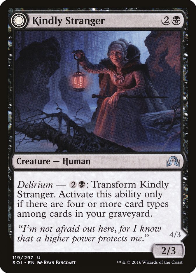 Kindly Stranger // Demon-Possessed Witch [Shadows over Innistrad] Magic: The Gathering
