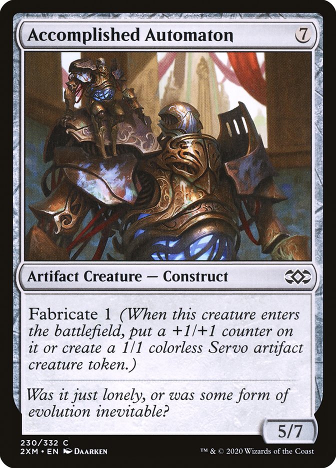 Accomplished Automaton [Double Masters] Magic: The Gathering