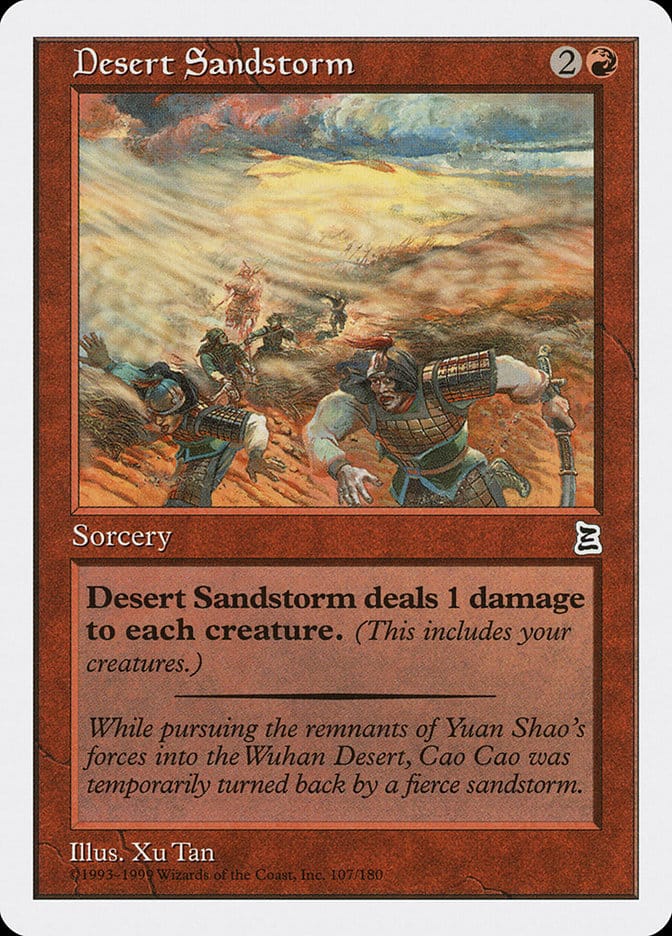 Desert Sandstorm [Portal Three Kingdoms] Magic: The Gathering