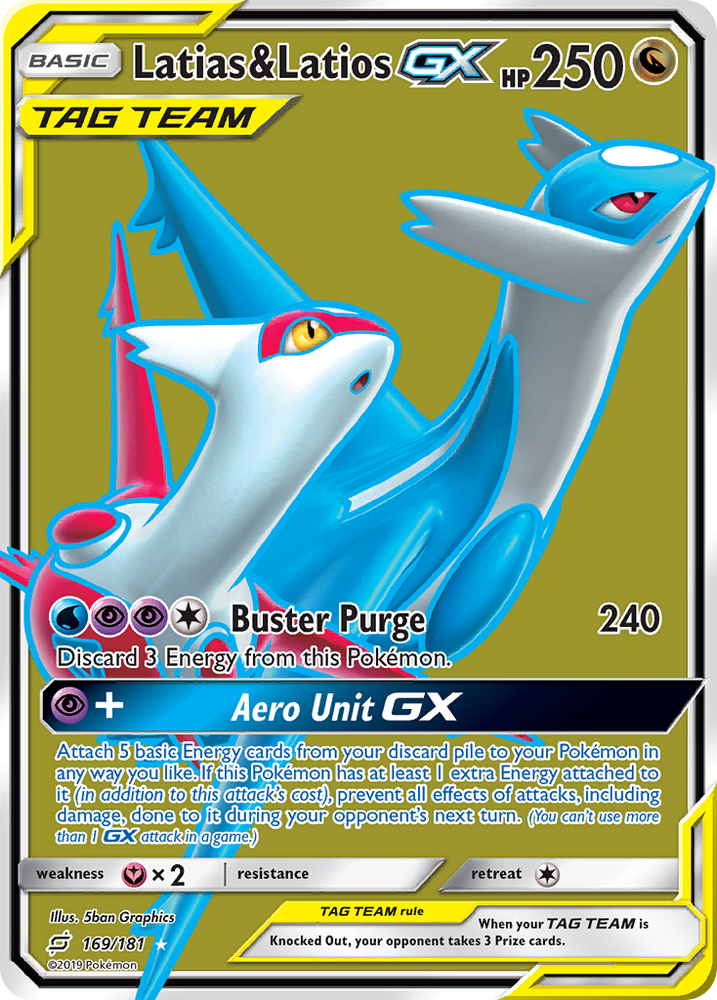 Latias & Latios GX (169/181) [Sun & Moon: Team Up] Pokémon