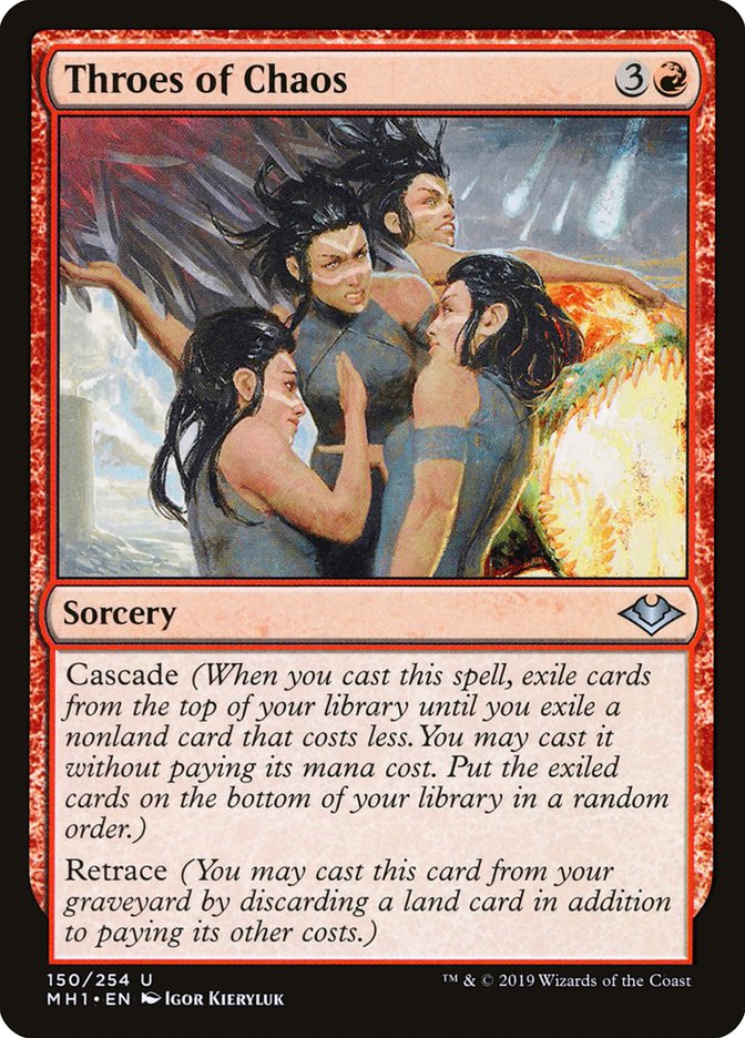 Throes of Chaos [Modern Horizons] Magic: The Gathering