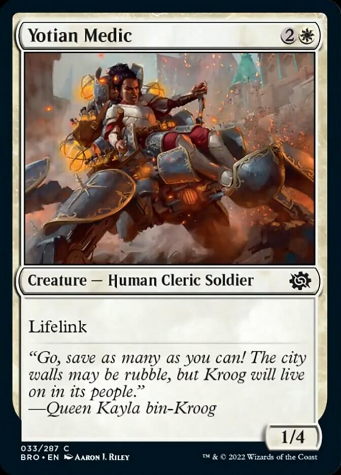 Yotian Medic [The Brothers' War] Magic: The Gathering