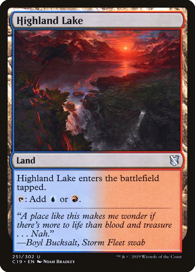 Highland Lake [Commander 2019] Magic: The Gathering