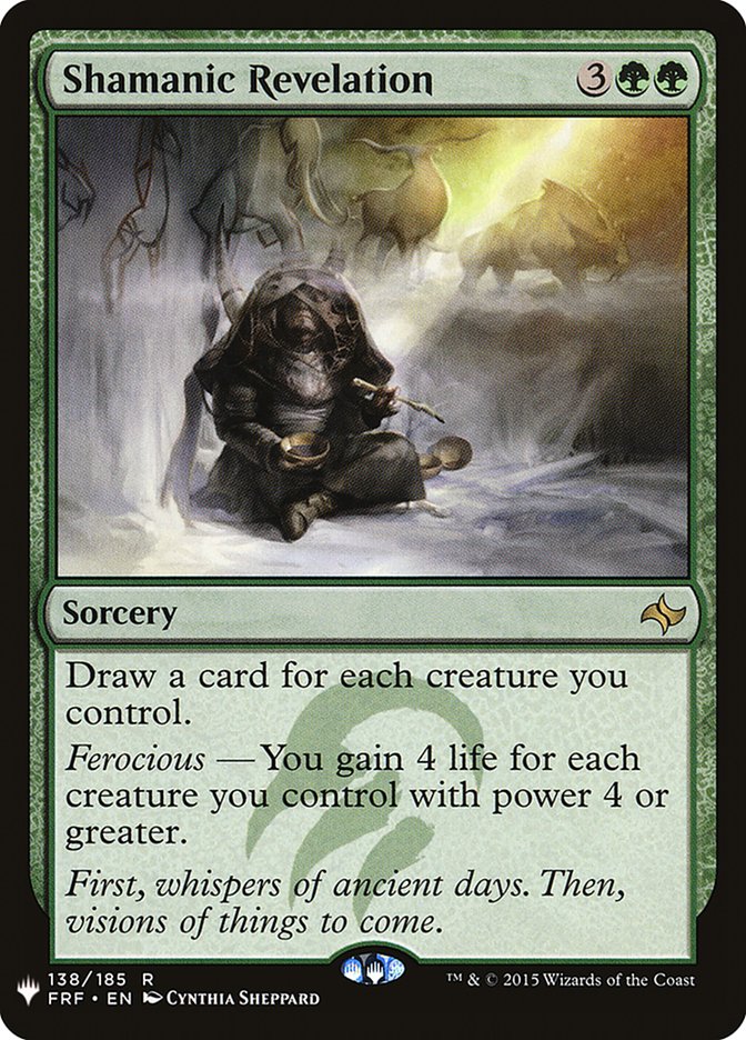 Shamanic Revelation [Mystery Booster] Magic: The Gathering