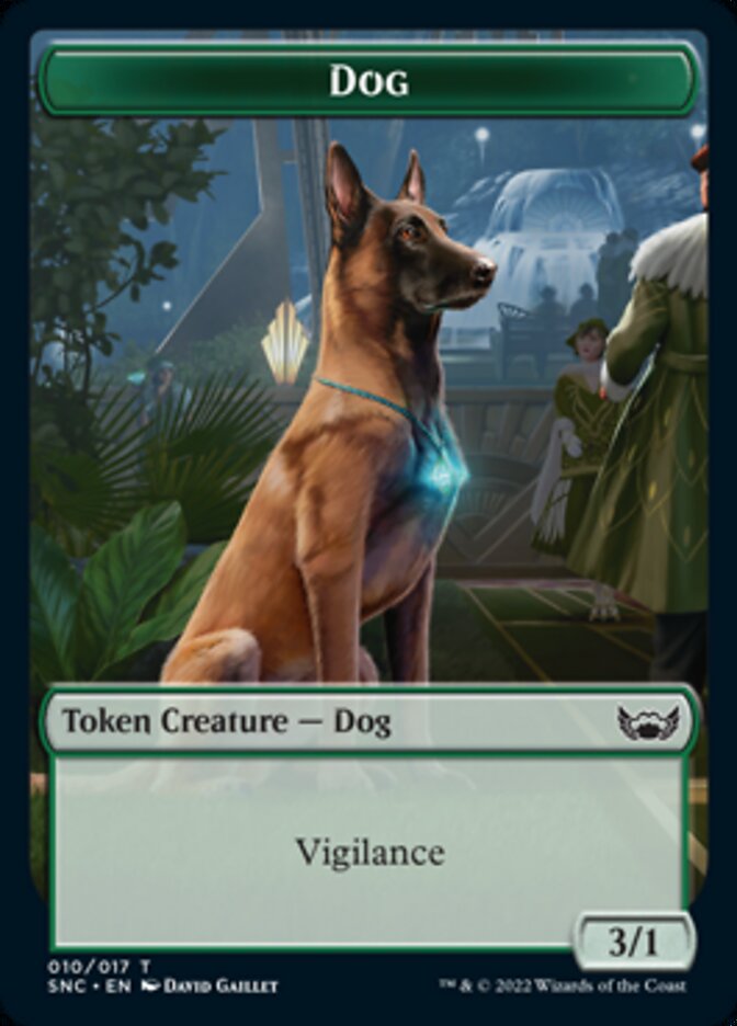 Dog Token [Streets of New Capenna Tokens] Magic: The Gathering