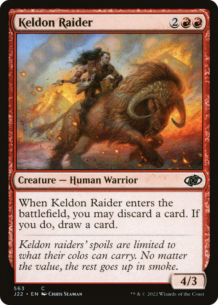 Keldon Raider [Jumpstart 2022] Magic: The Gathering