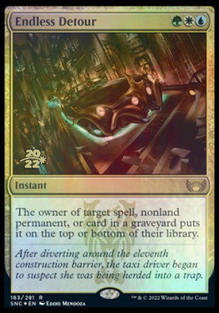 Endless Detour [Streets of New Capenna Prerelease Promos] Magic: The Gathering