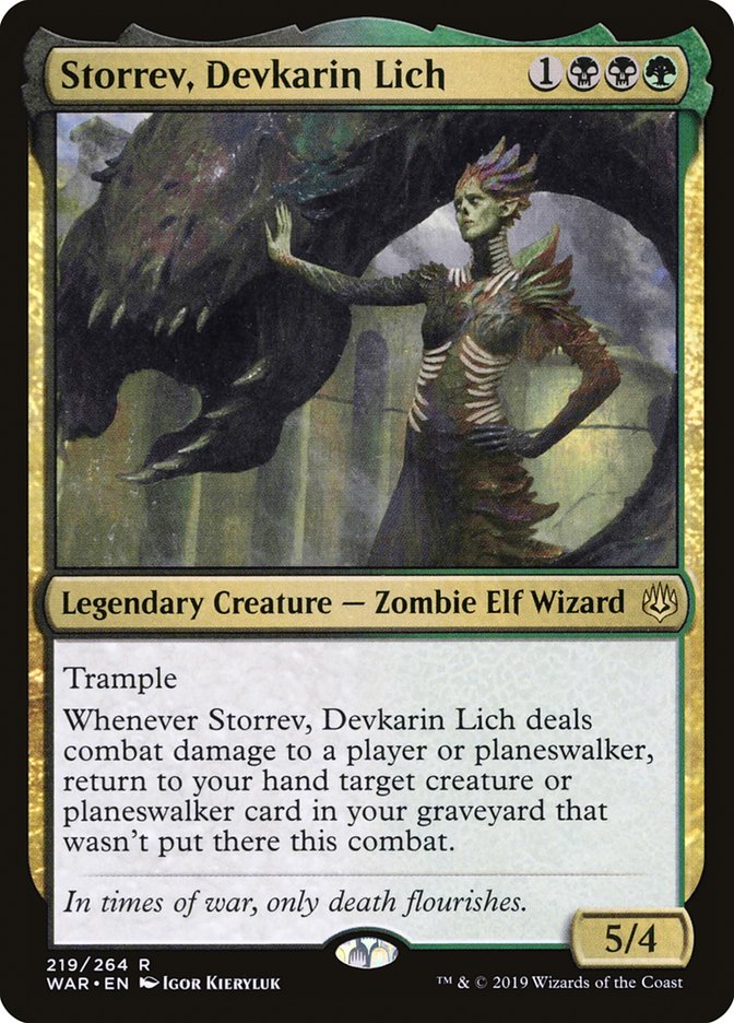 Storrev, Devkarin Lich [War of the Spark] Magic: The Gathering