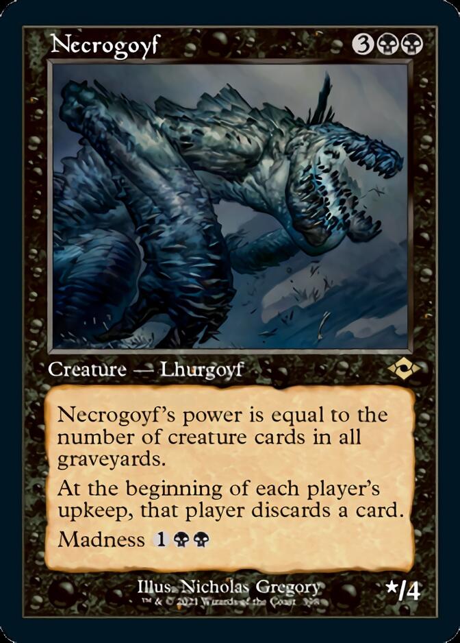Necrogoyf (Retro Foil Etched) [Modern Horizons 2] Magic: The Gathering