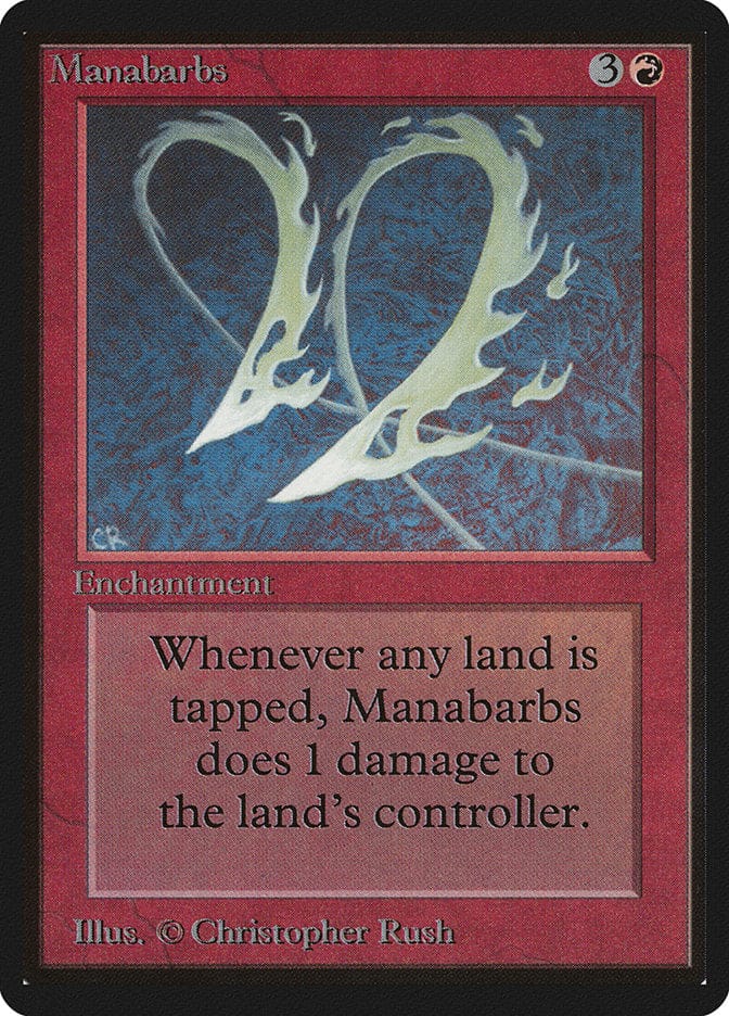 Manabarbs [Beta Edition] Magic: The Gathering
