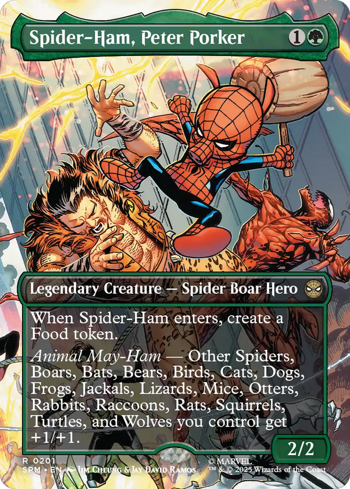 Spider-Ham, Peter Porker (Borderless) [Marvel's Spider-Man] Magic: The Gathering