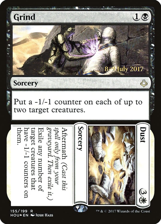 Grind // Dust [Hour of Devastation Prerelease Promos] Magic: The Gathering