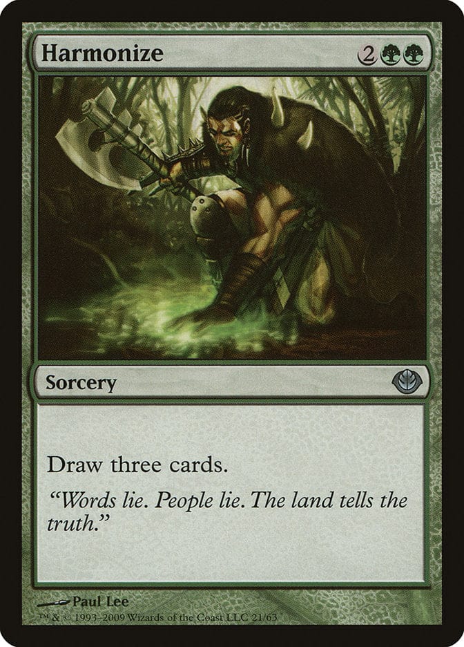Harmonize [Duel Decks: Garruk vs. Liliana] Magic: The Gathering