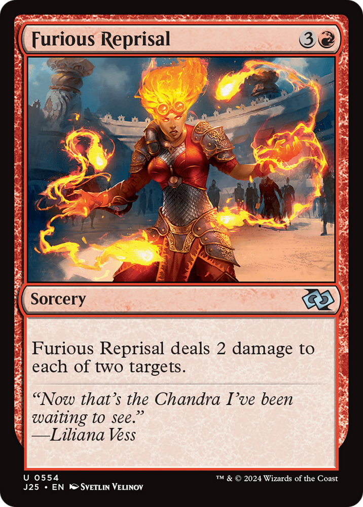 Furious Reprisal [Foundations Jumpstart] Magic: The Gathering