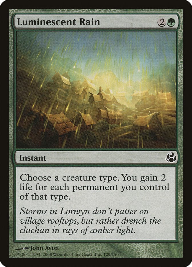 Luminescent Rain [Morningtide] Magic: The Gathering