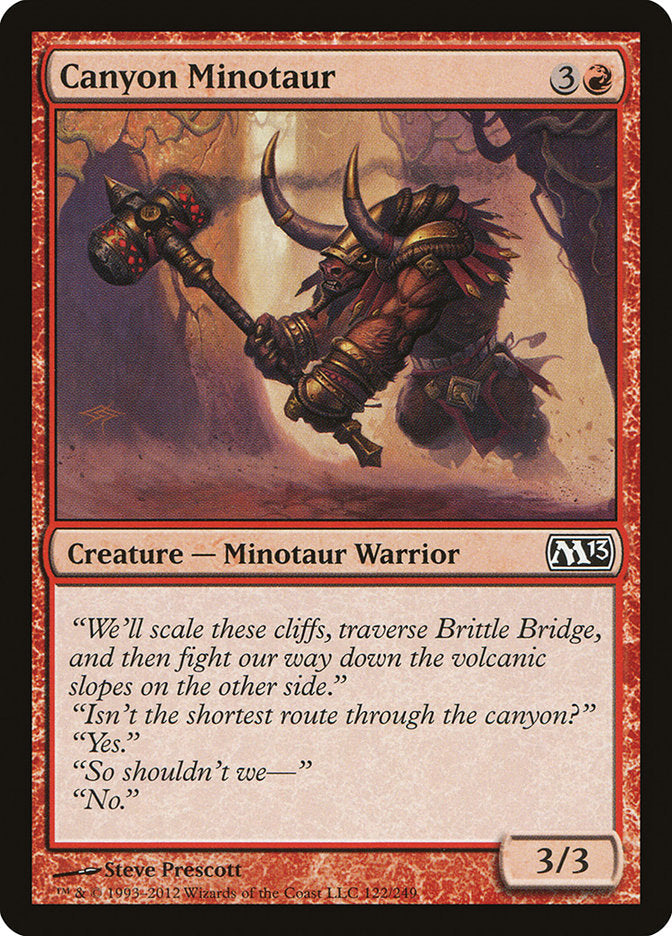 Canyon Minotaur [Magic 2013] Magic: The Gathering