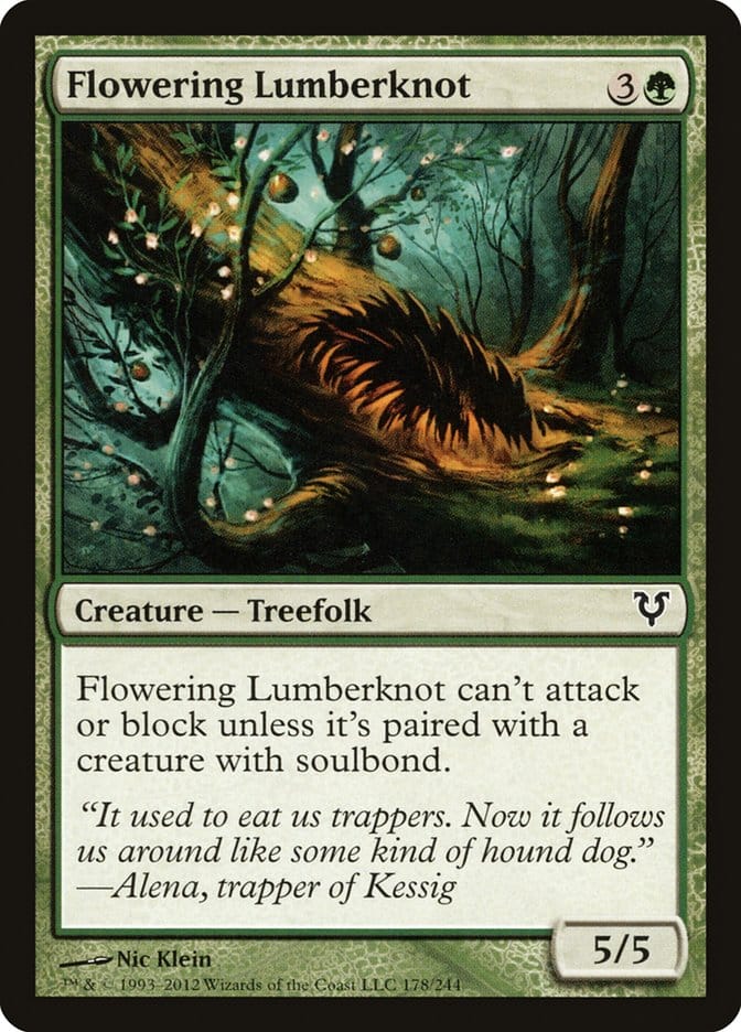 Flowering Lumberknot [Avacyn Restored] Magic: The Gathering