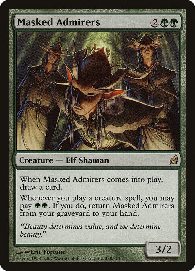 Masked Admirers [Lorwyn] Magic: The Gathering