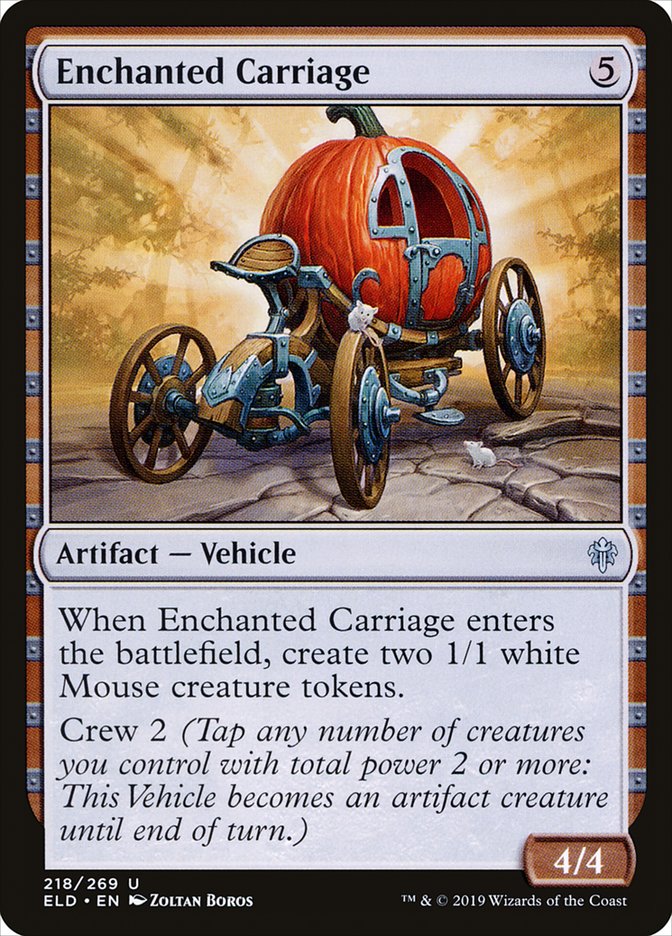 Enchanted Carriage [Throne of Eldraine] Magic: The Gathering