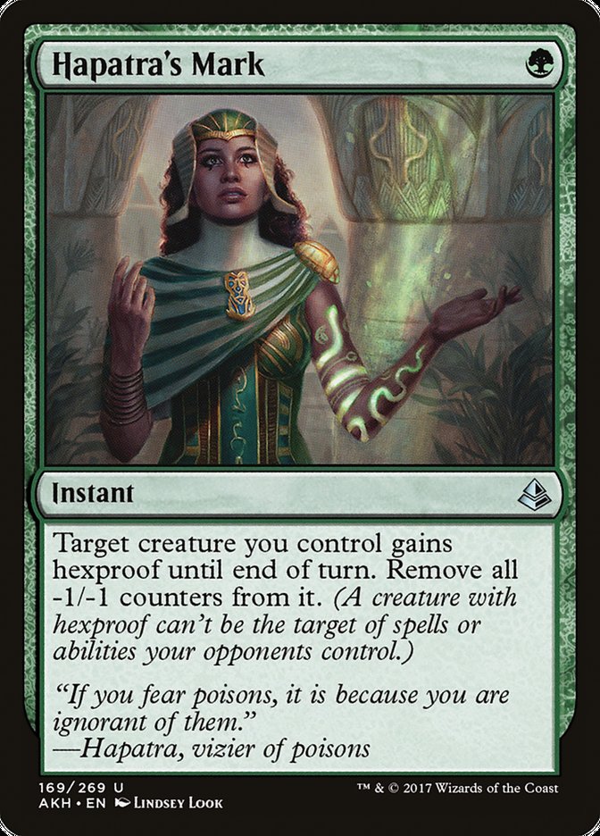 Hapatra's Mark [Amonkhet] Magic: The Gathering