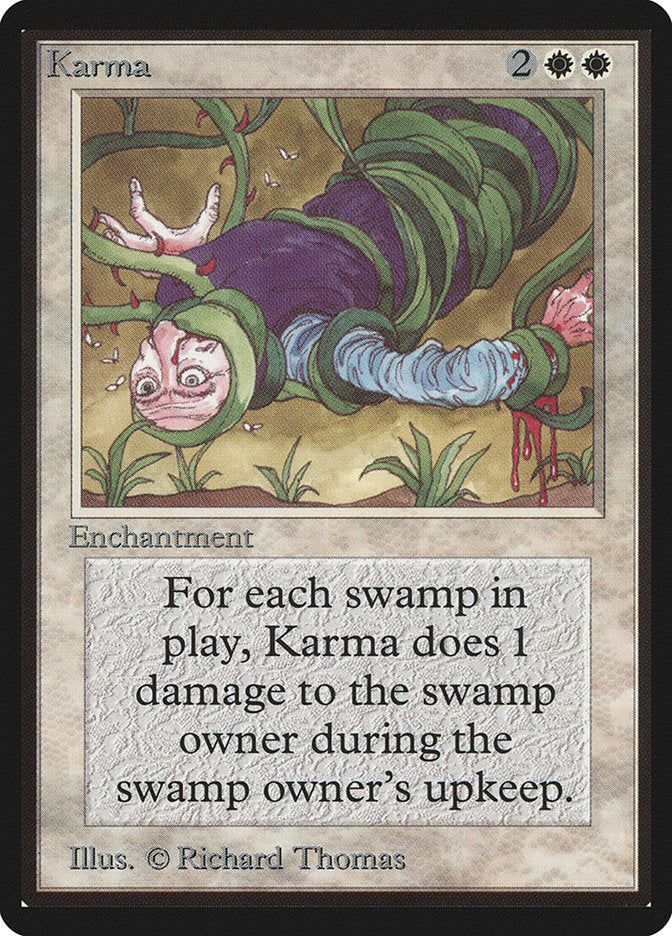 Karma [Beta Edition] Magic: The Gathering