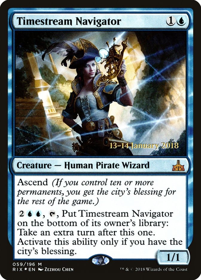 Timestream Navigator [Rivals of Ixalan Prerelease Promos] Magic: The Gathering