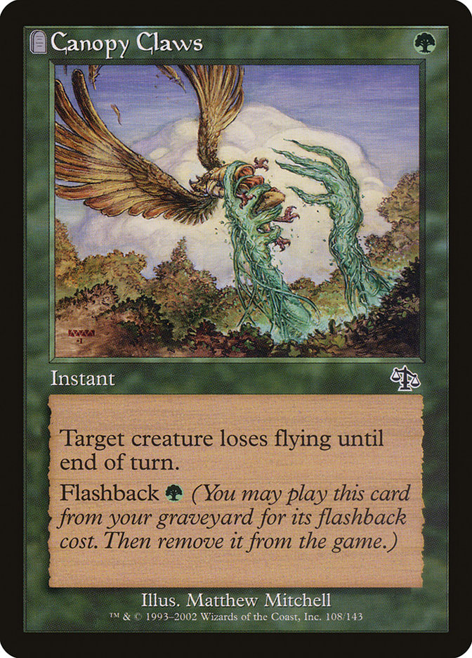 Canopy Claws [Judgment] Magic: The Gathering