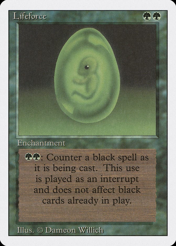 Lifeforce [Revised Edition] Magic: The Gathering